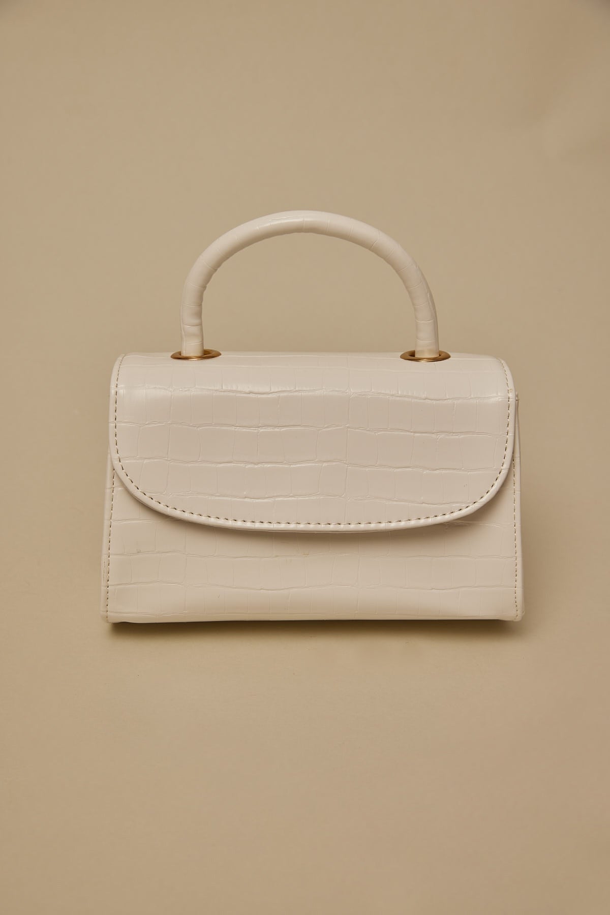 Token Dress Me Up Croc Handbag White