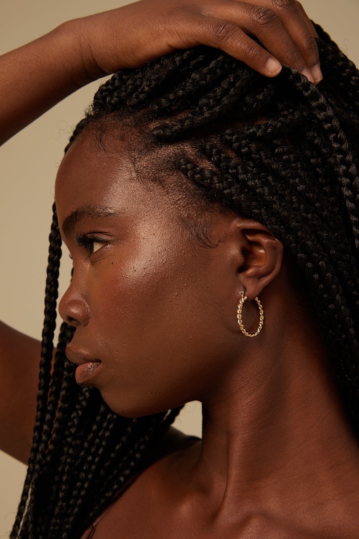 Token Twist Hoop Earring Pack Gold