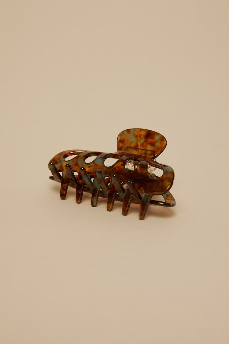 Token Dazzle Hair Claw Brown/Blue