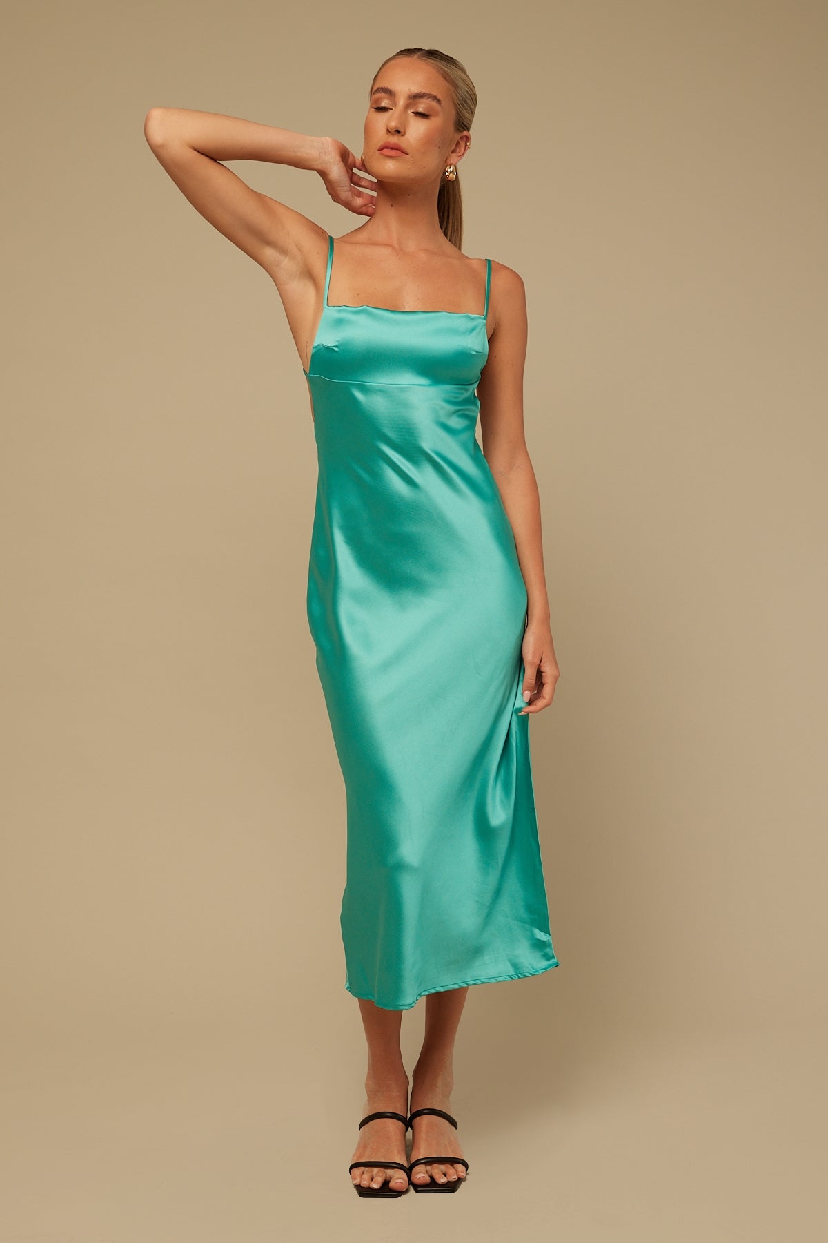 Perfect Stranger Madison Maxi Dress Sea Mist