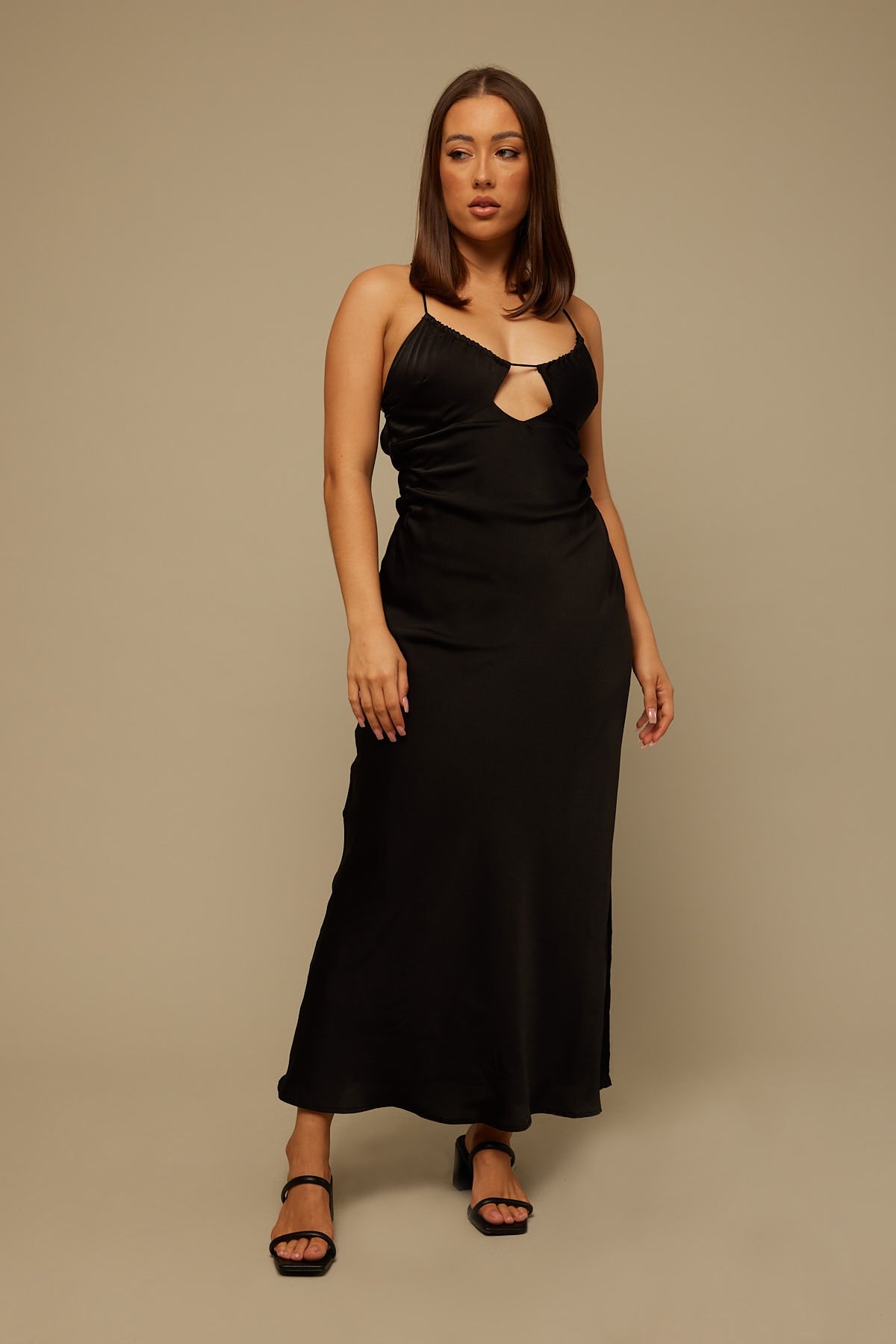 Perfect Stranger Classico Midi Dress Black