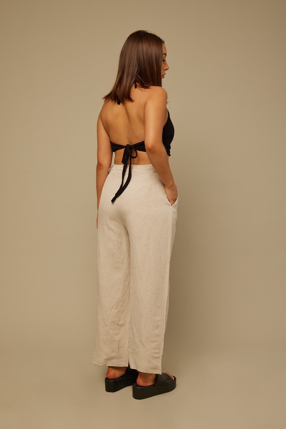 Perfect Stranger Nicola Linen Pant Oat