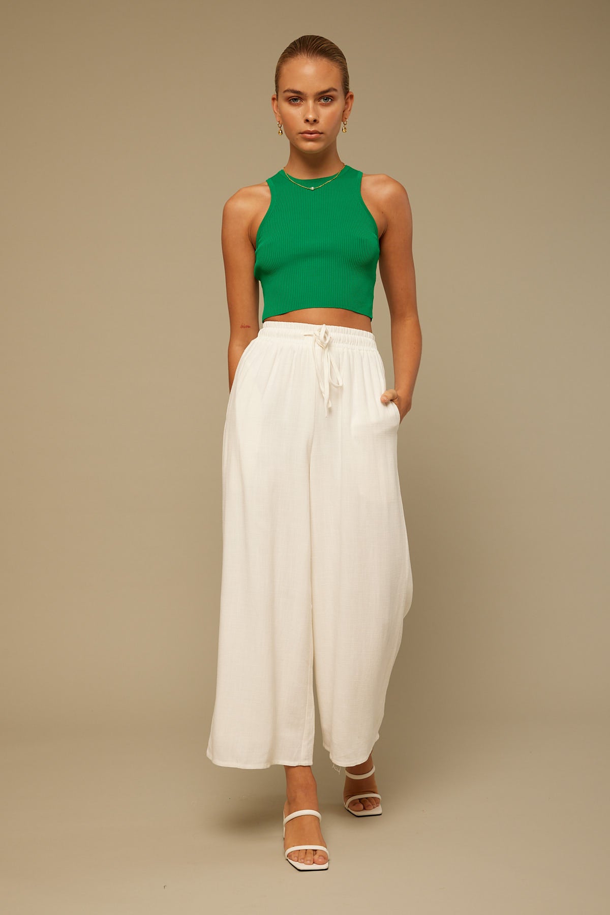 Perfect Stranger Day Trip Pant White