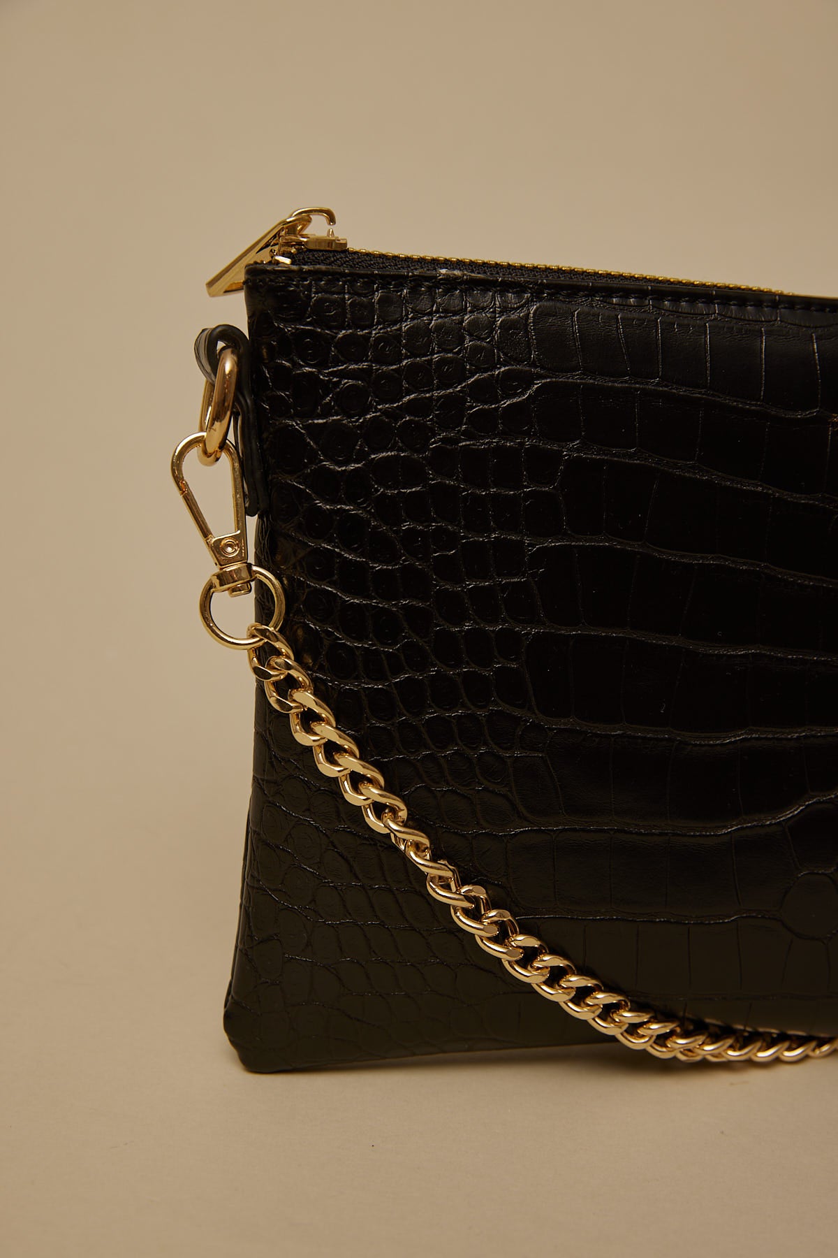Peta + Jain Quincy Black Croc