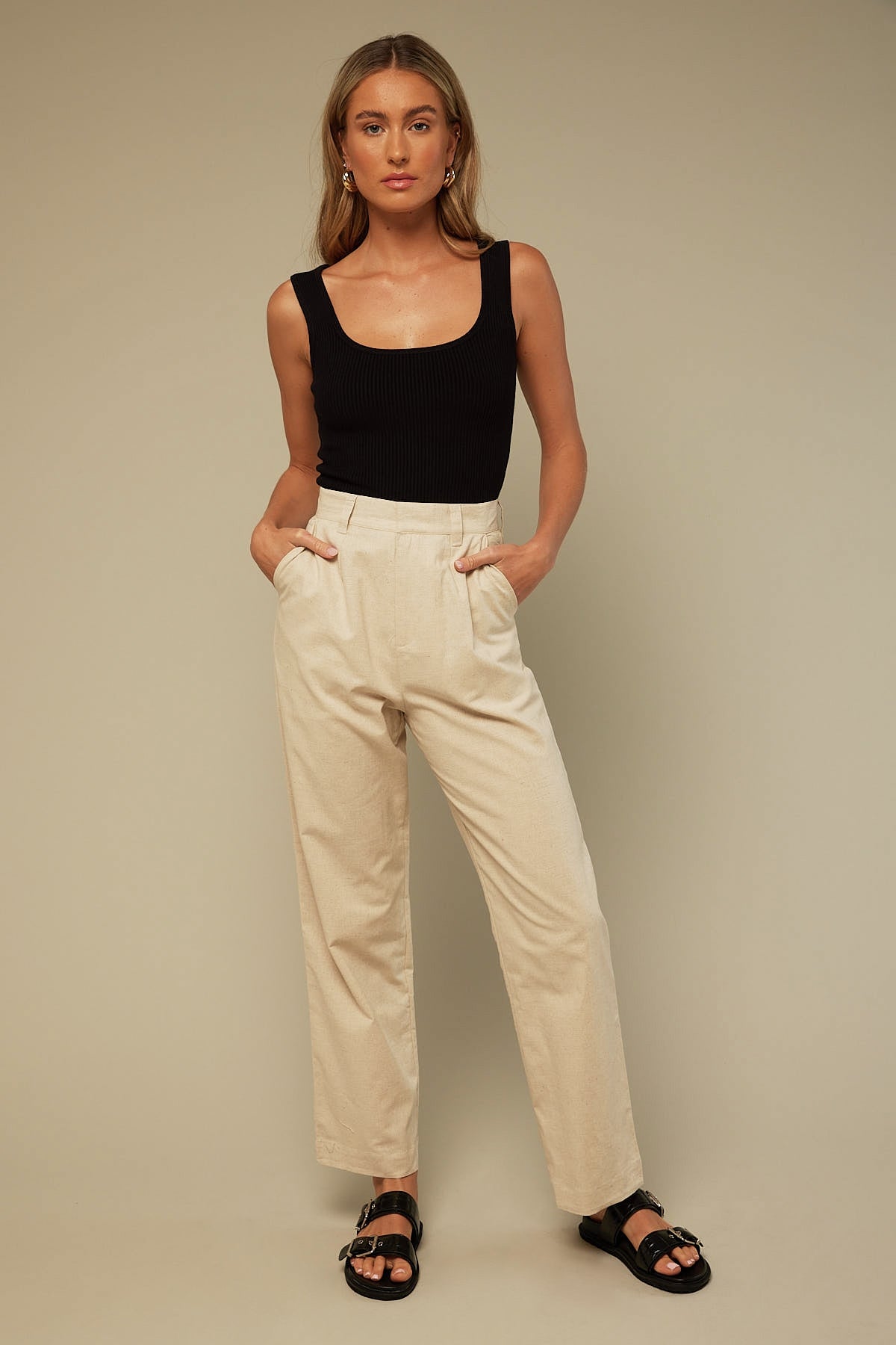 Perfect Stranger Clementine Knit Top Black