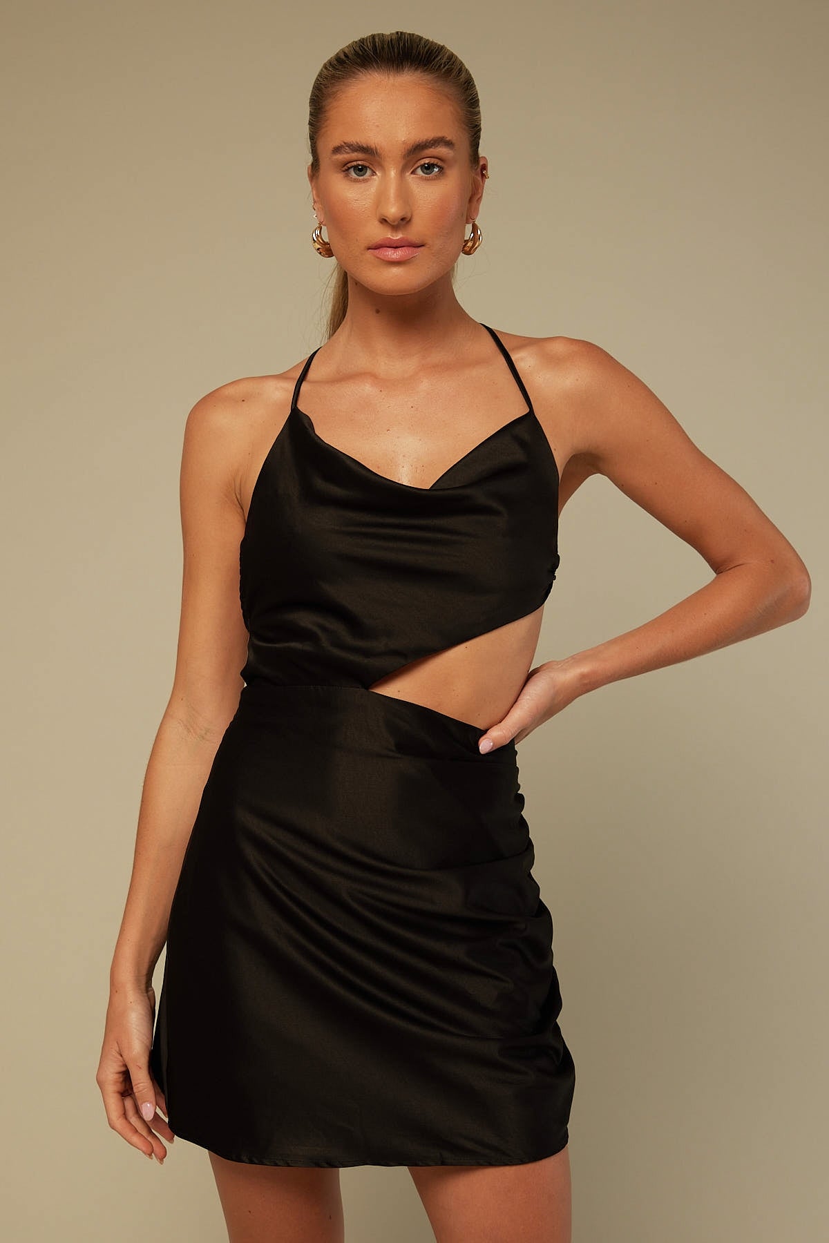 Perfect Stranger Cali Cut Out Dress Black