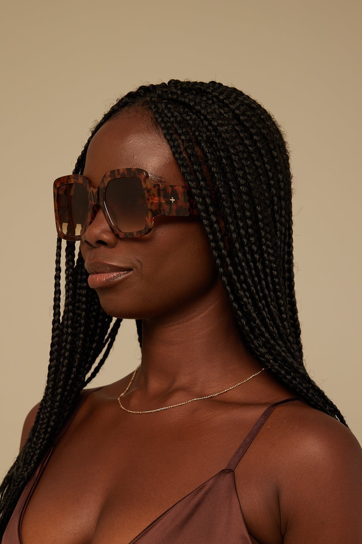 Peta + Jain Blair Tort Frame / Brown Faded Lens