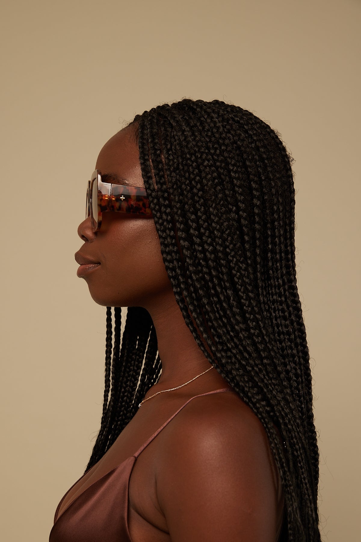 Peta + Jain Blair Tort Frame / Brown Faded Lens