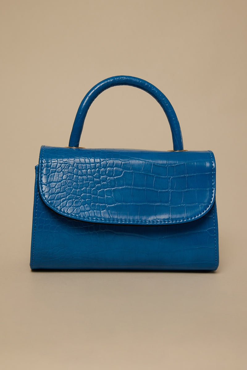 Token Dress Me Up Croc Handbag Blue