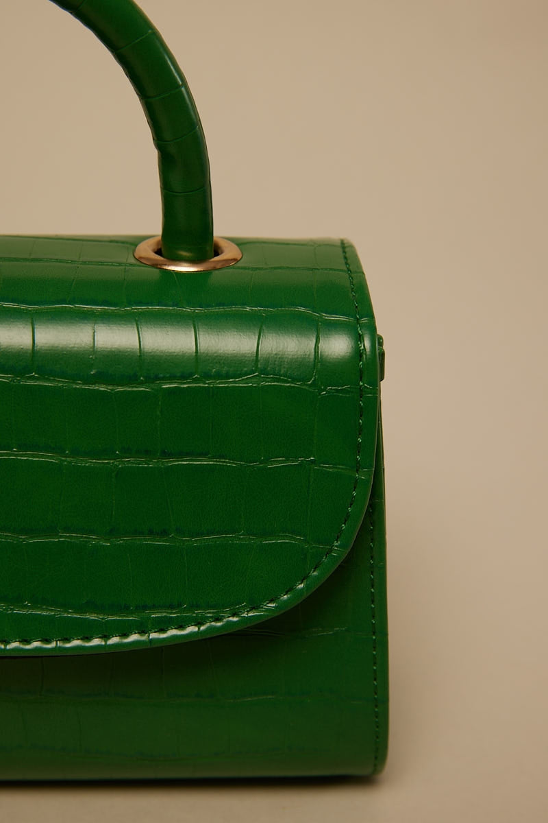 Token Dress Me Up Croc Handbag Green