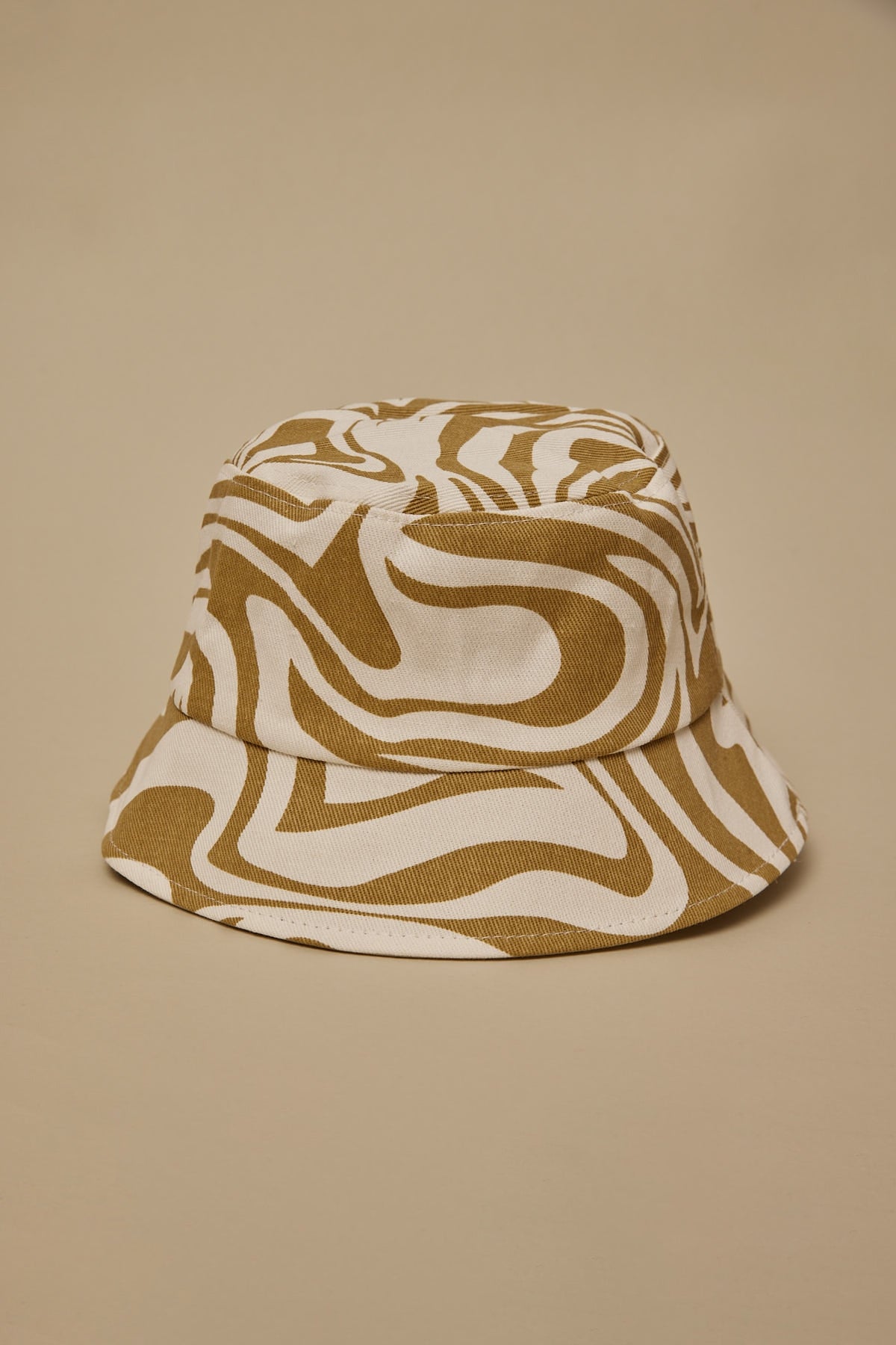 Token Marble Bucket Hat Brown Swirl