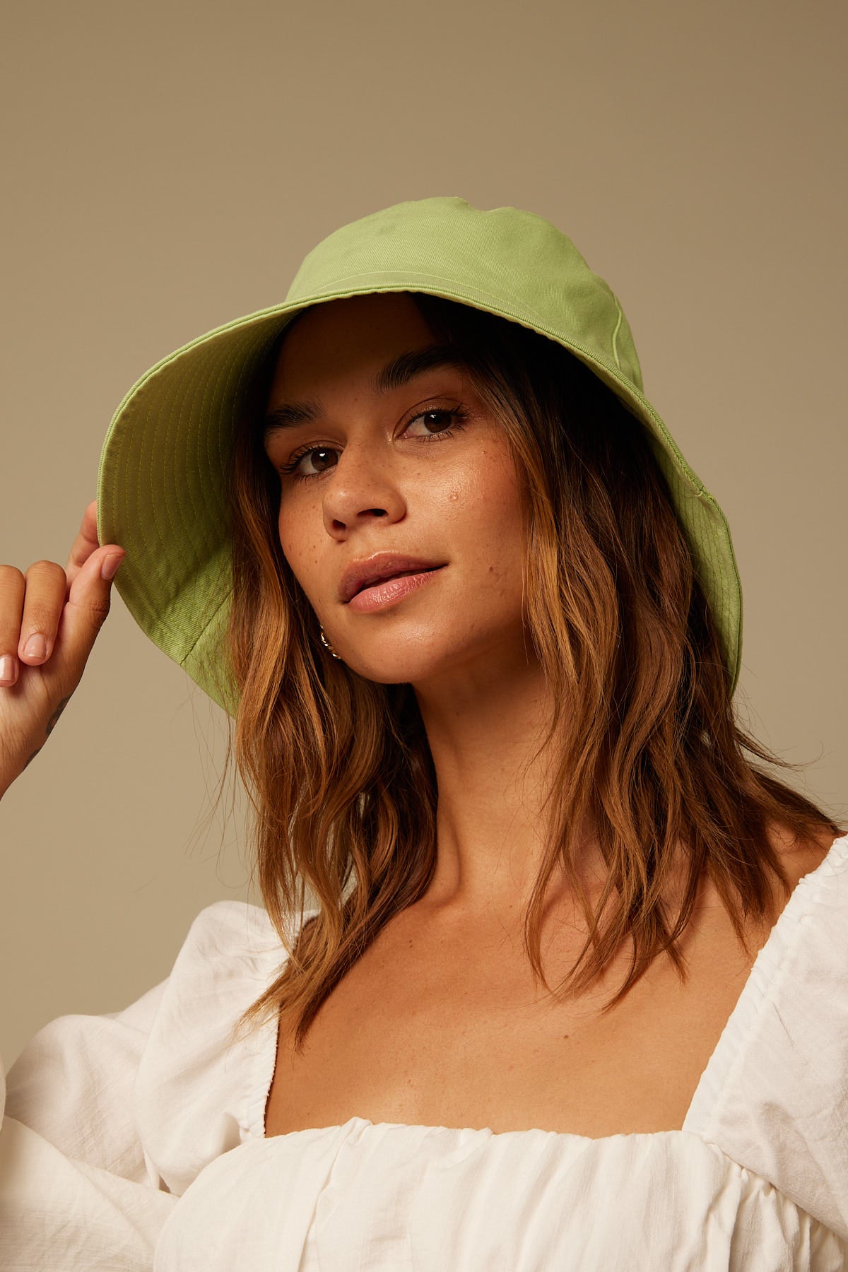 Token Palm Days Bucket Hat Green