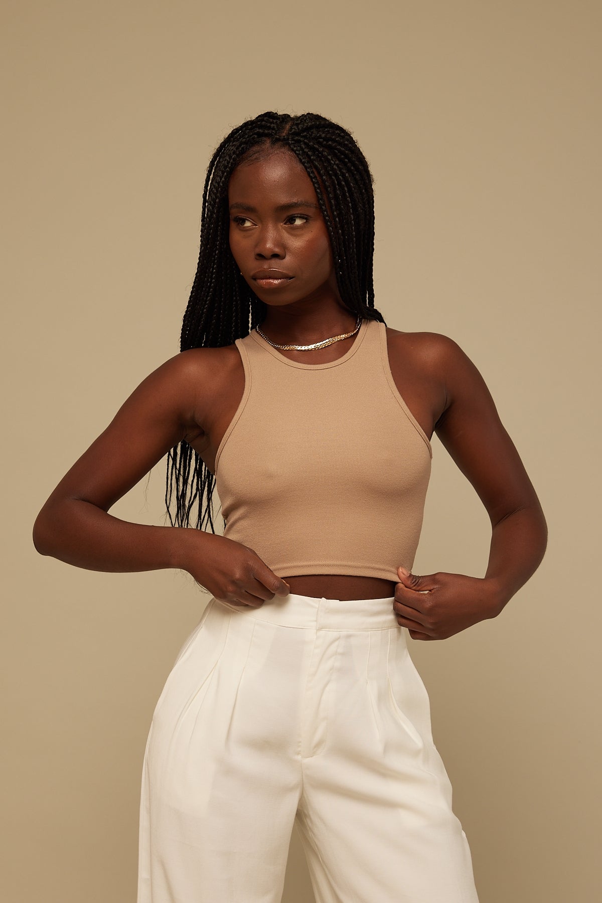 Perfect Stranger Oasis Tank Nude