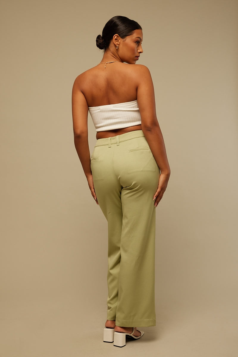 Perfect Stranger In Tune Mid Rise Pant Sage