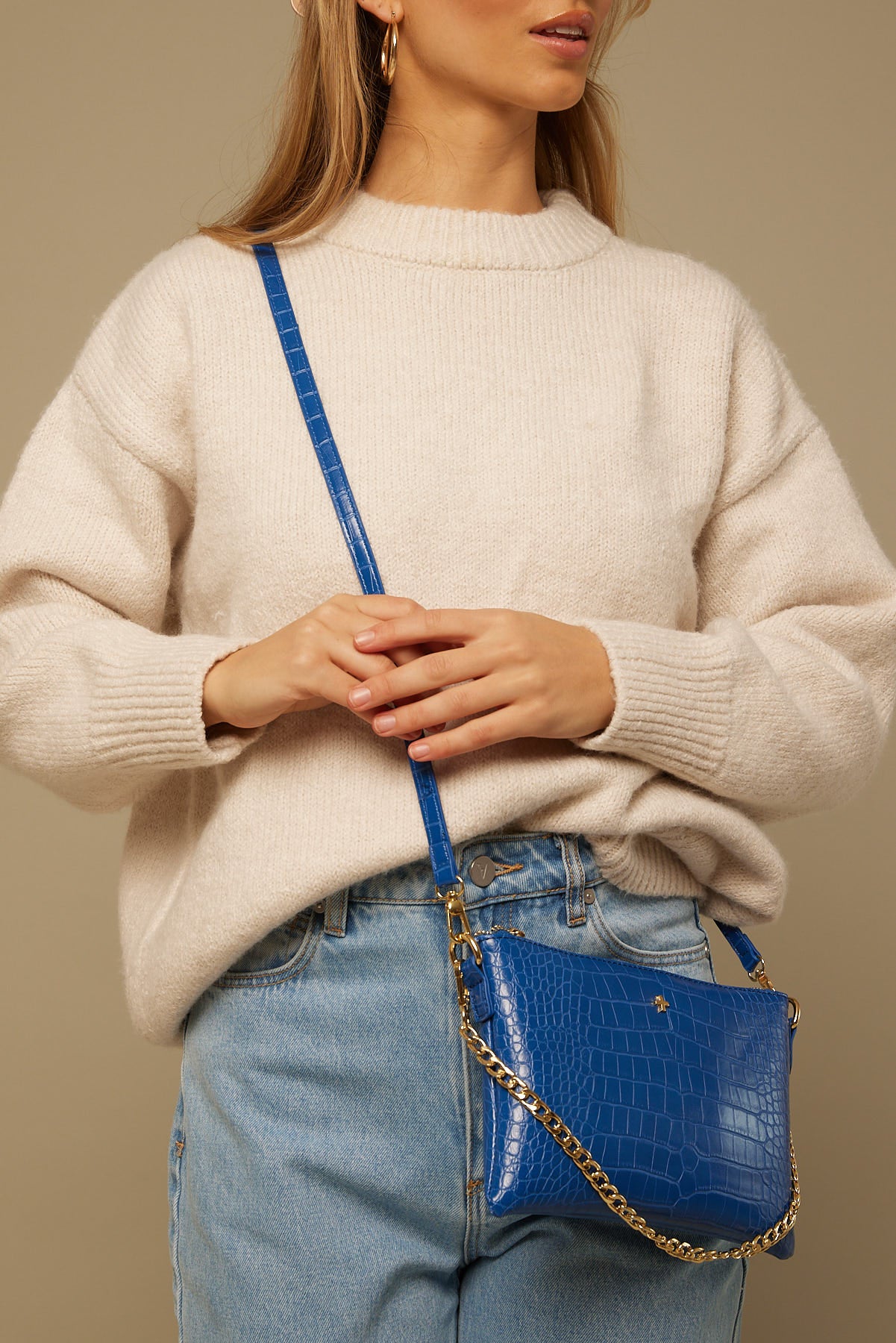Peta + Jain Quincy Cobalt Croc