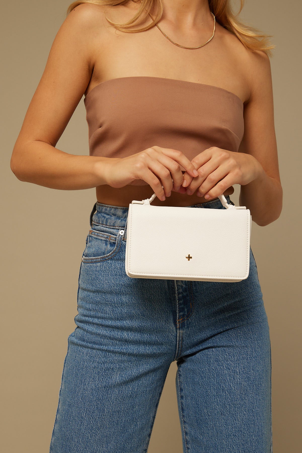 Peta + Jain Byrdie White Pebble Gold