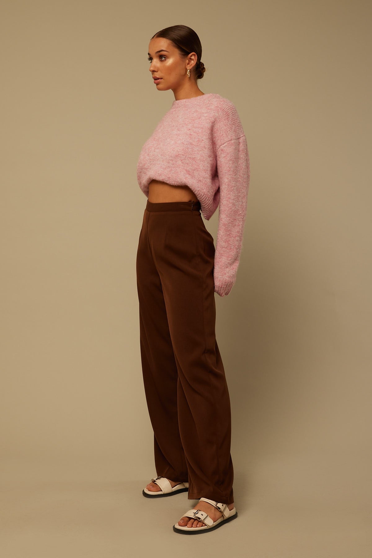 Perfect Stranger In The Moment Pant Brown