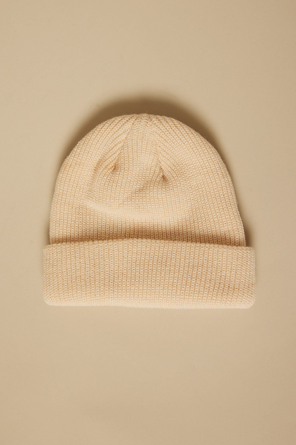 Token Dewy Ribbed Beanie Vanilla