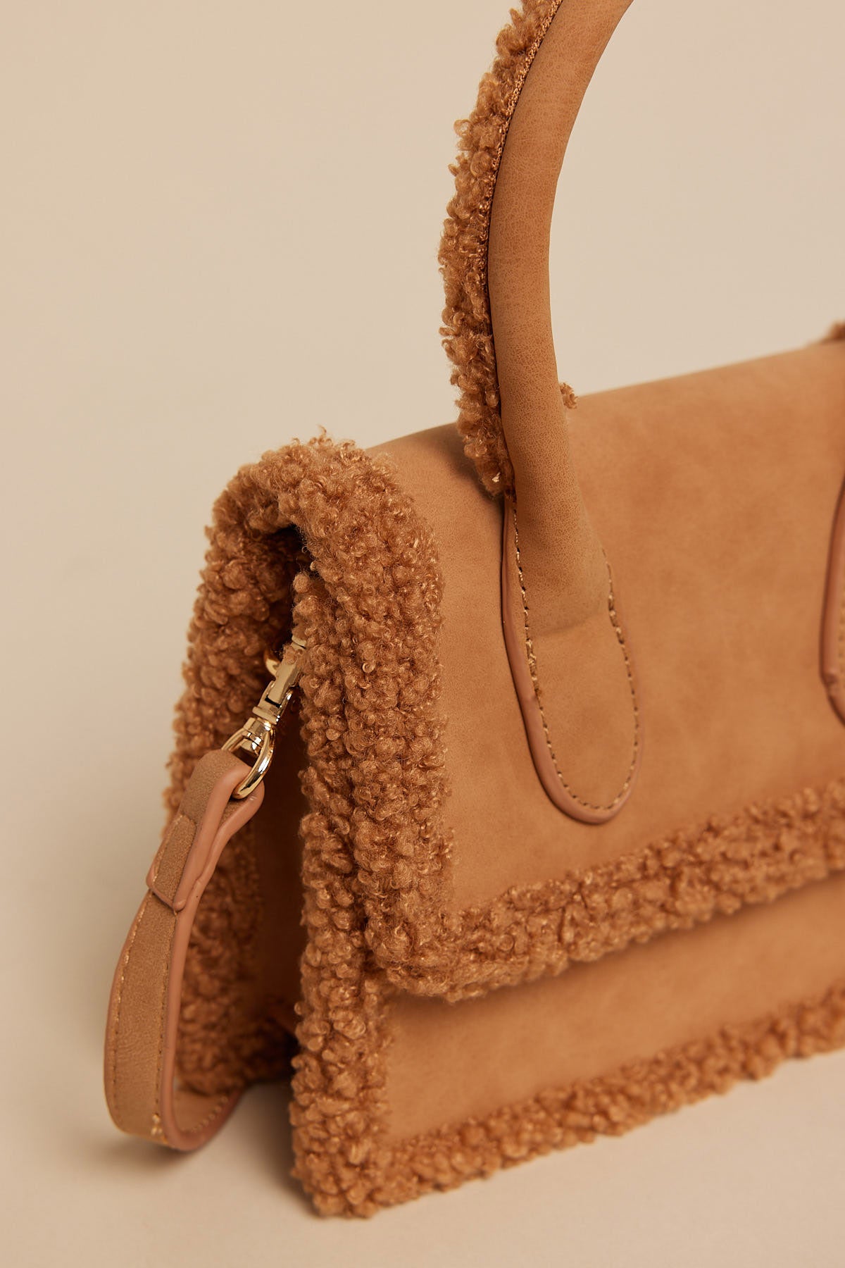 Token Dress Me Teddy Handbag Brown