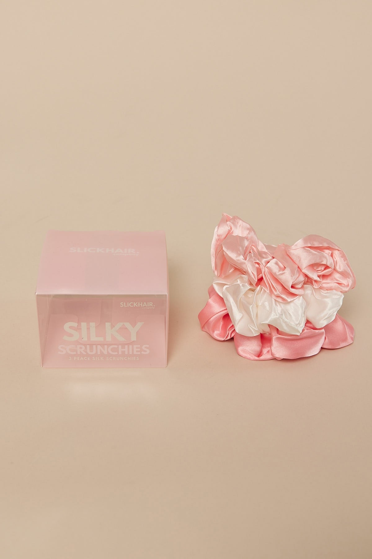 Slick Hair Co Silk Scrunchies 3 Pack MUL