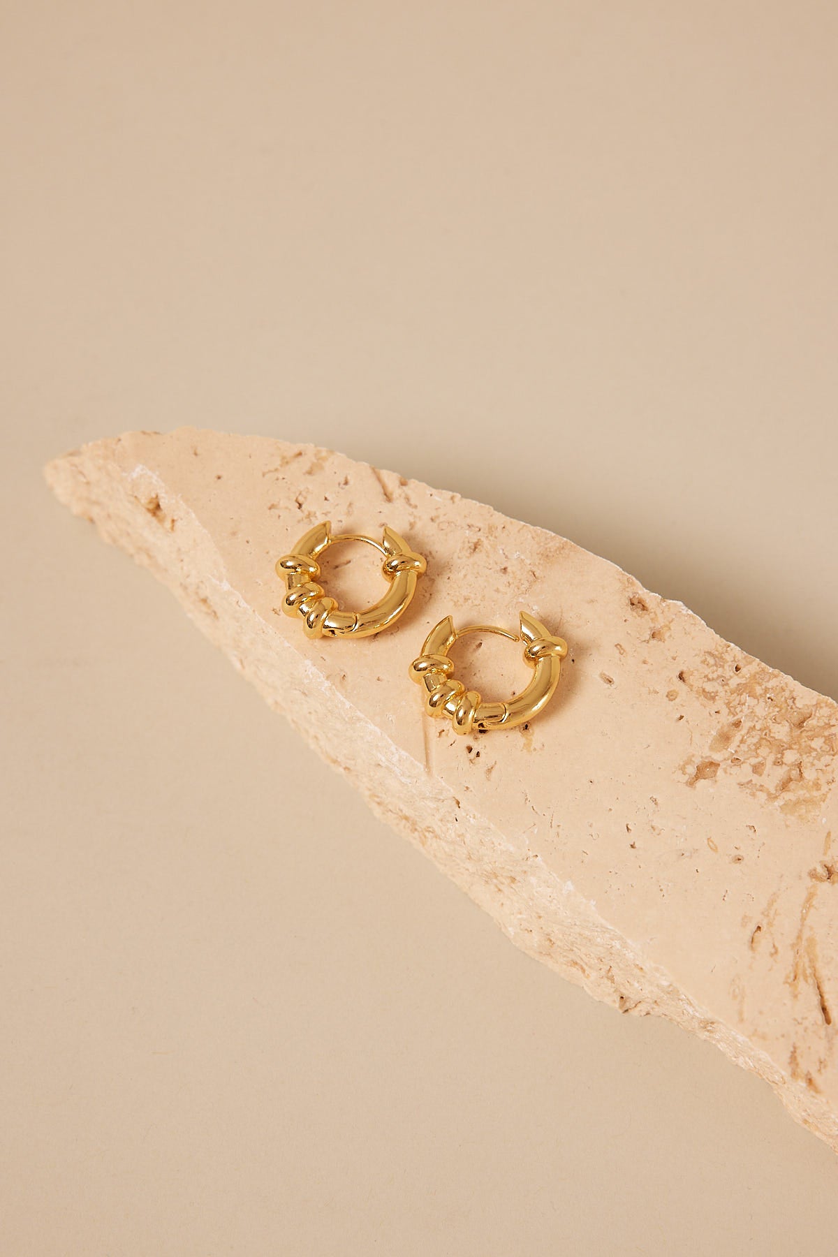 Perfect Stranger Multi Link Hoop 18K Gold Plated