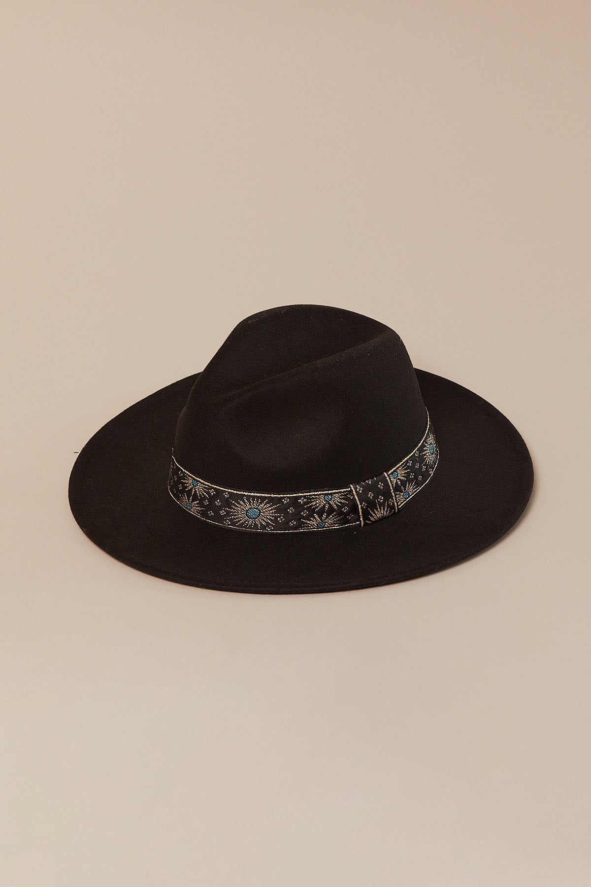 Token Lakeside Fedora Hat Black