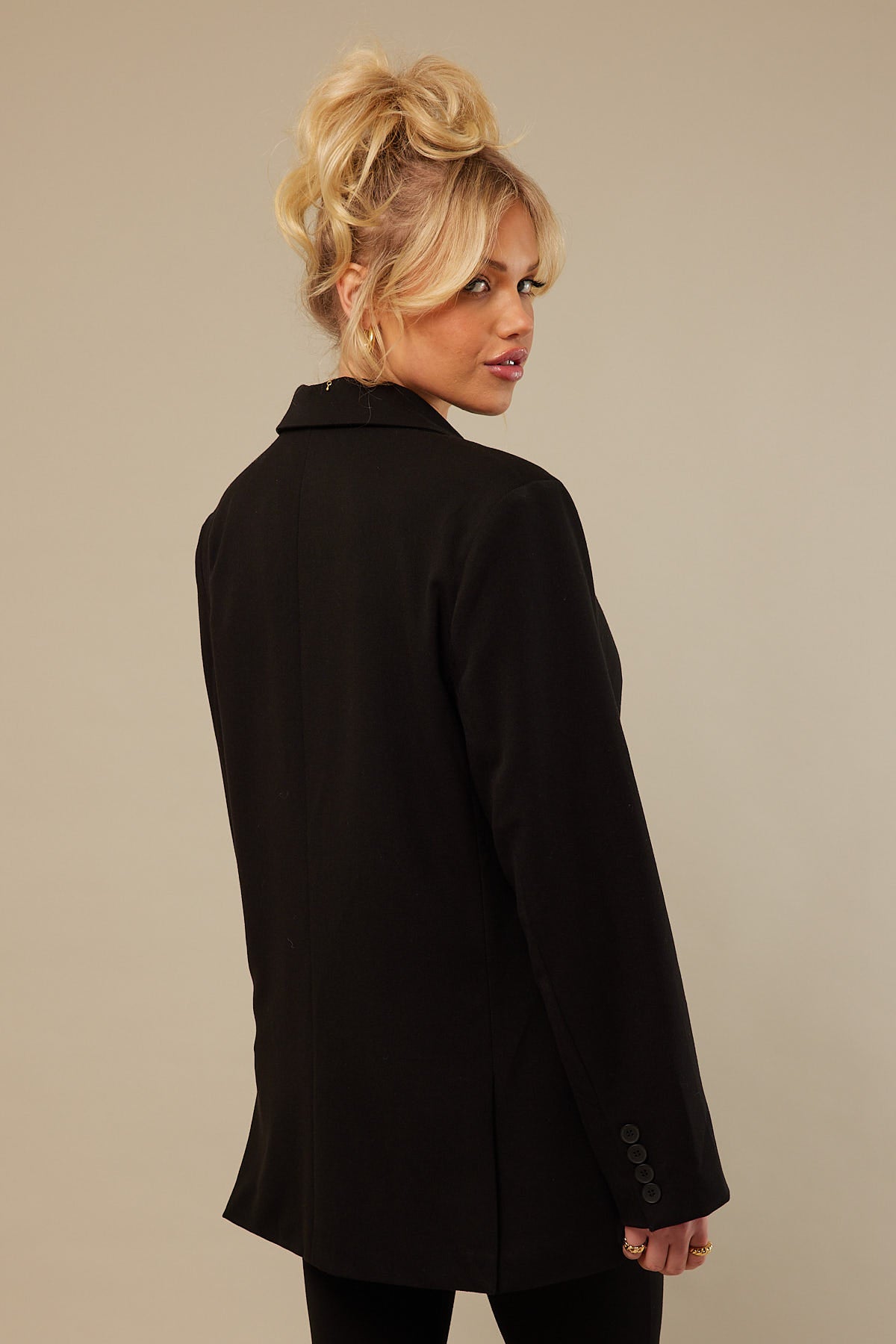 Perfect Stranger Staple Blazer Black