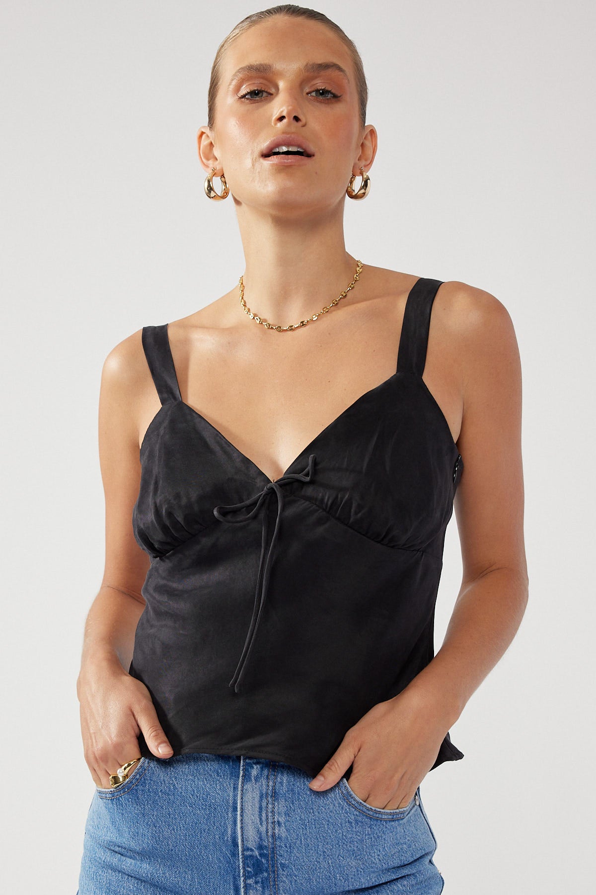 Perfect Stranger Modern Muse Cami Black