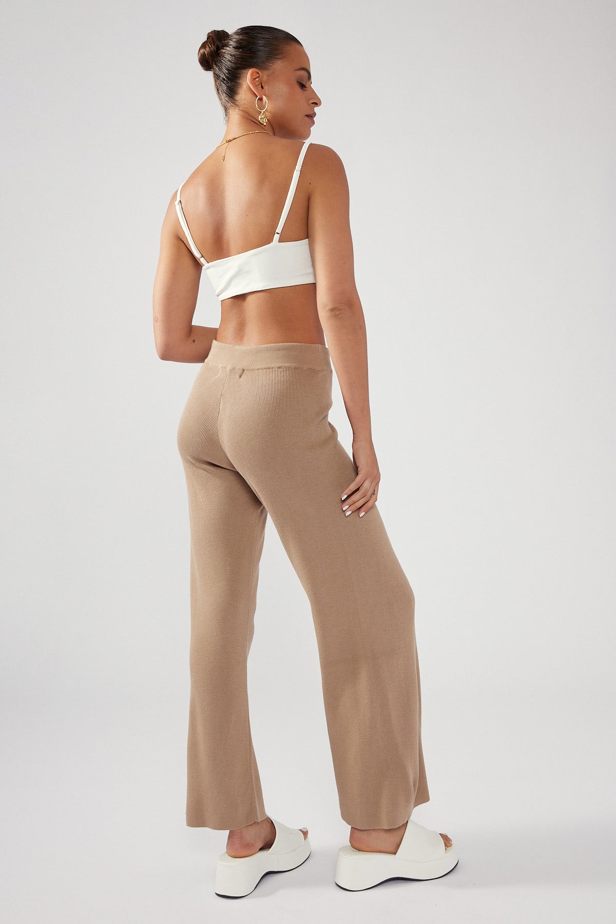 Perfect Stranger Relaxo Knit Pant Taupe