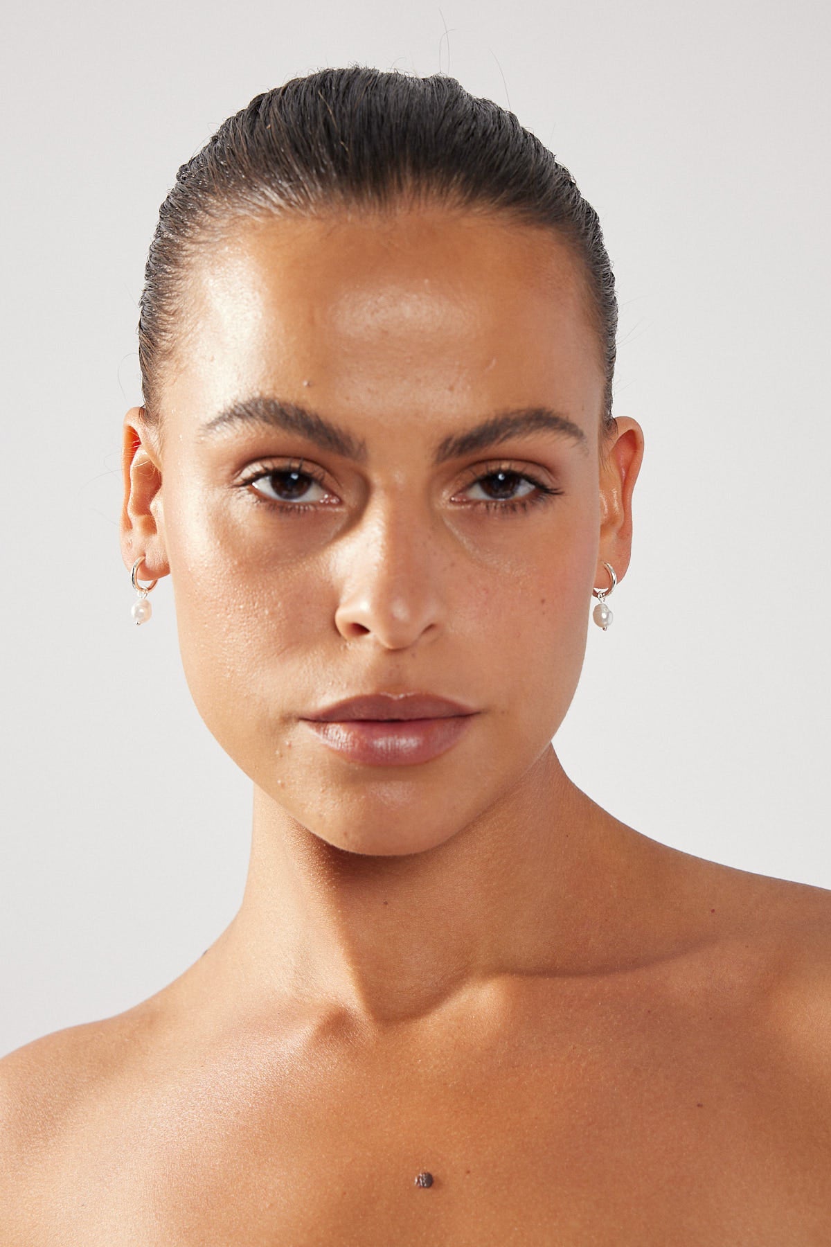 Perfect Stranger Pearl 6 Piece Silver Plated Stud Pack Silver