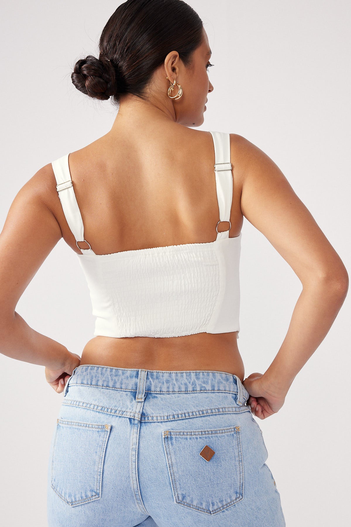 Perfect Stranger Belair Corset Top White
