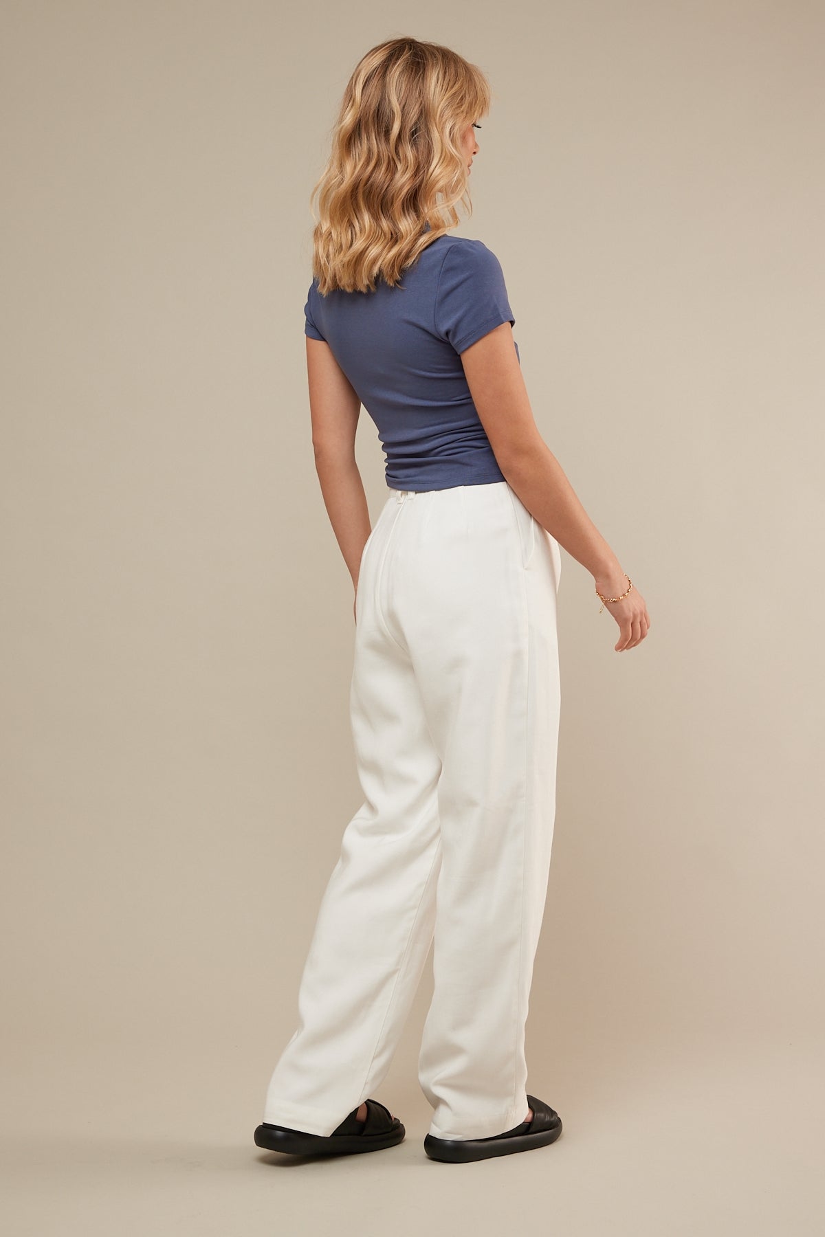 Perfect Stranger Stay With Me Petite Pant White
