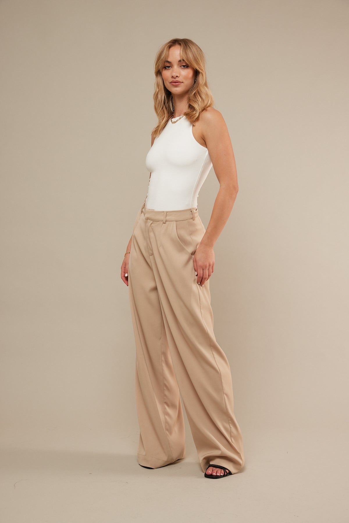 Perfect Stranger Dressed Up Tailored Pant Nude