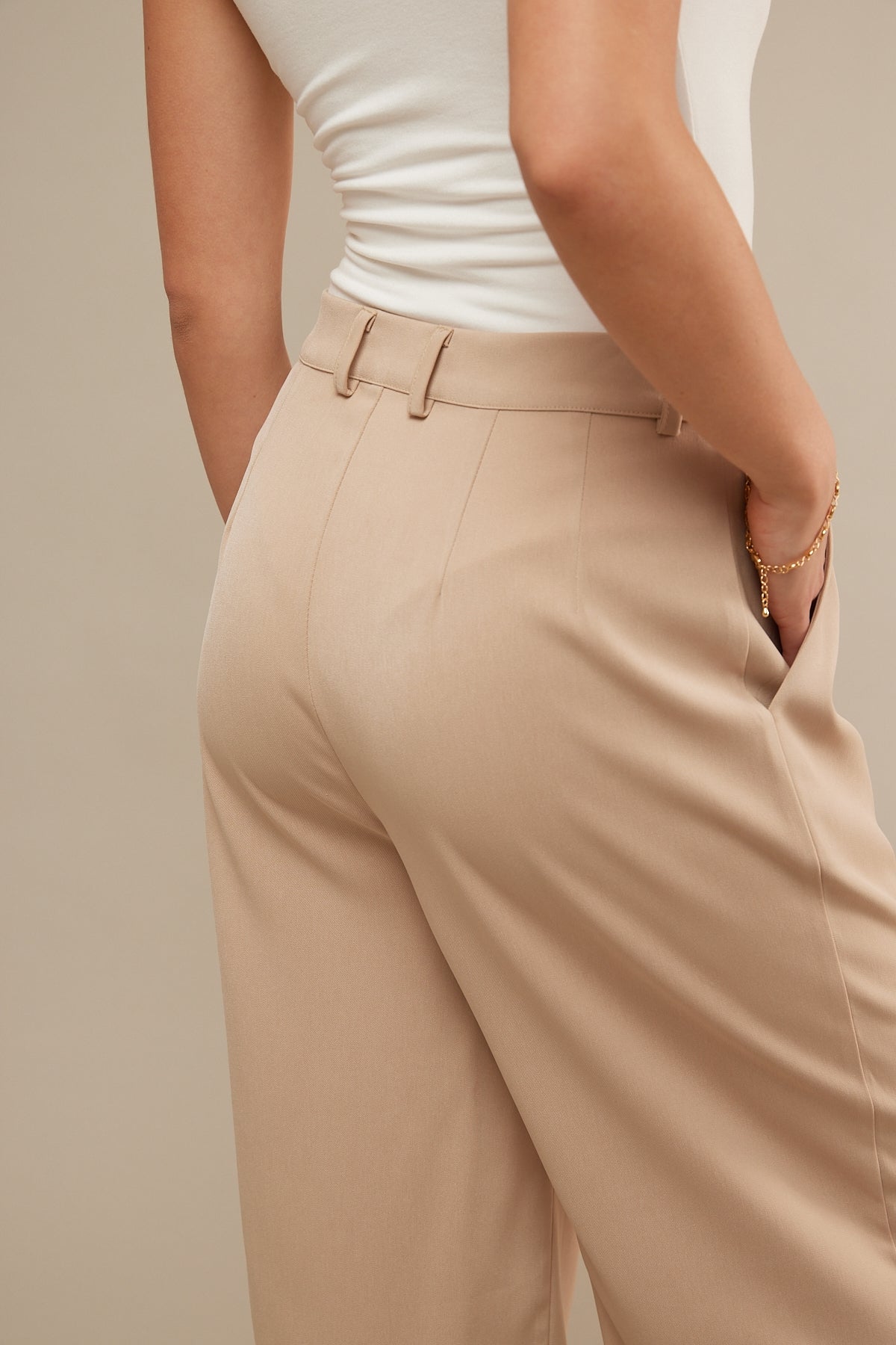 Perfect Stranger Dressed Up Tailored Pant Nude