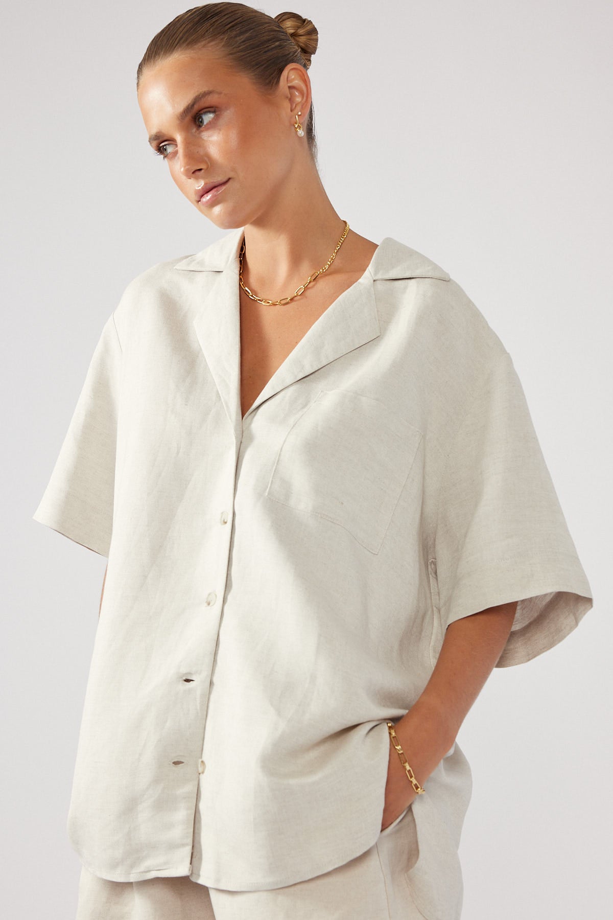 Perfect Stranger Summer Time Beach Shirt Oat
