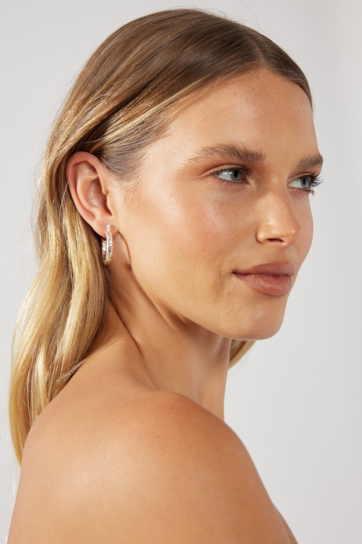 Perfect Stranger Liquid Silver Plated Earring Silver Plated