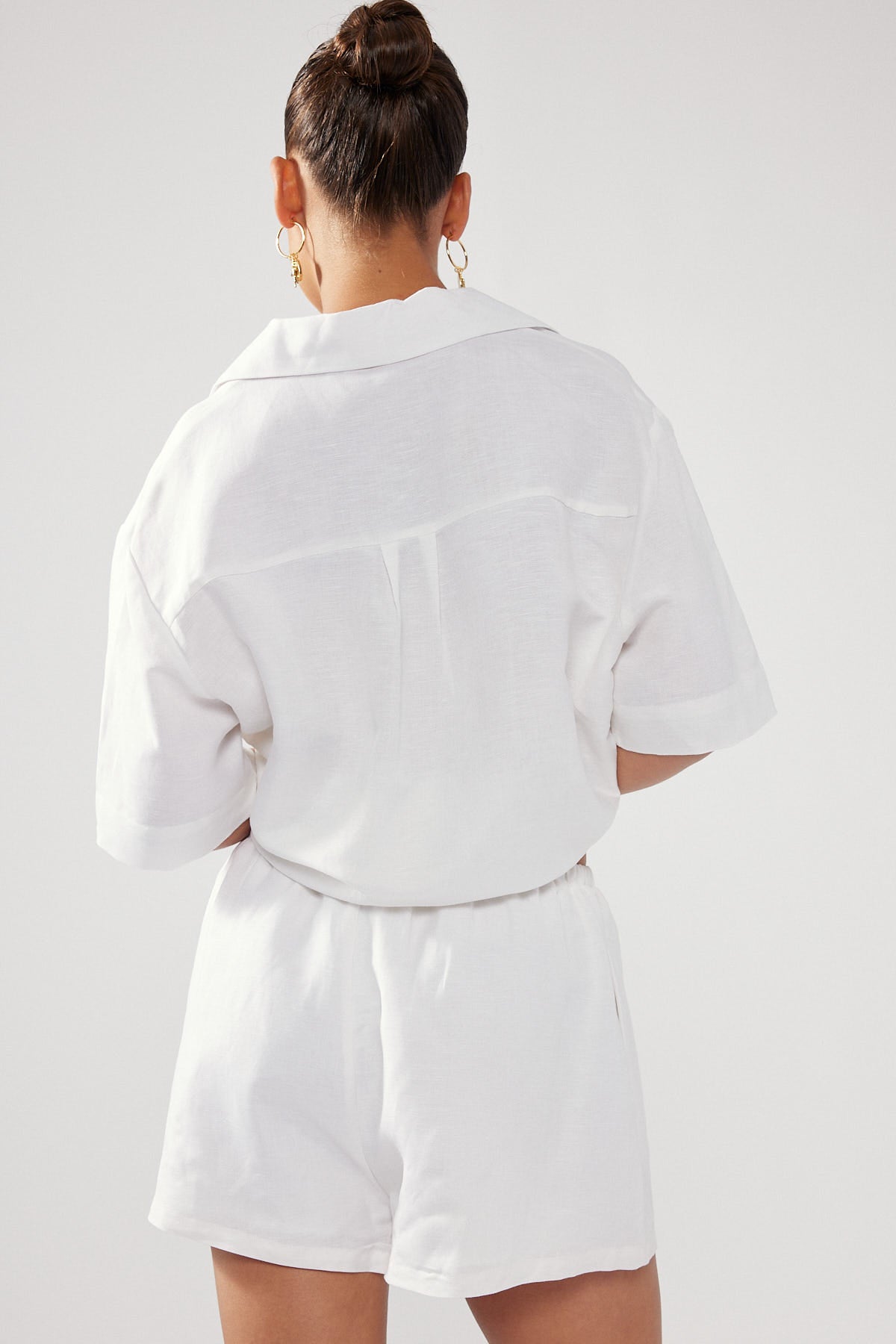 Perfect Stranger Summer Time Beach Short White