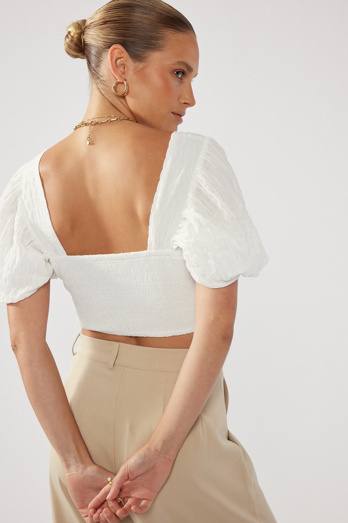 Perfect Stranger Nala Puff Sleeve Top