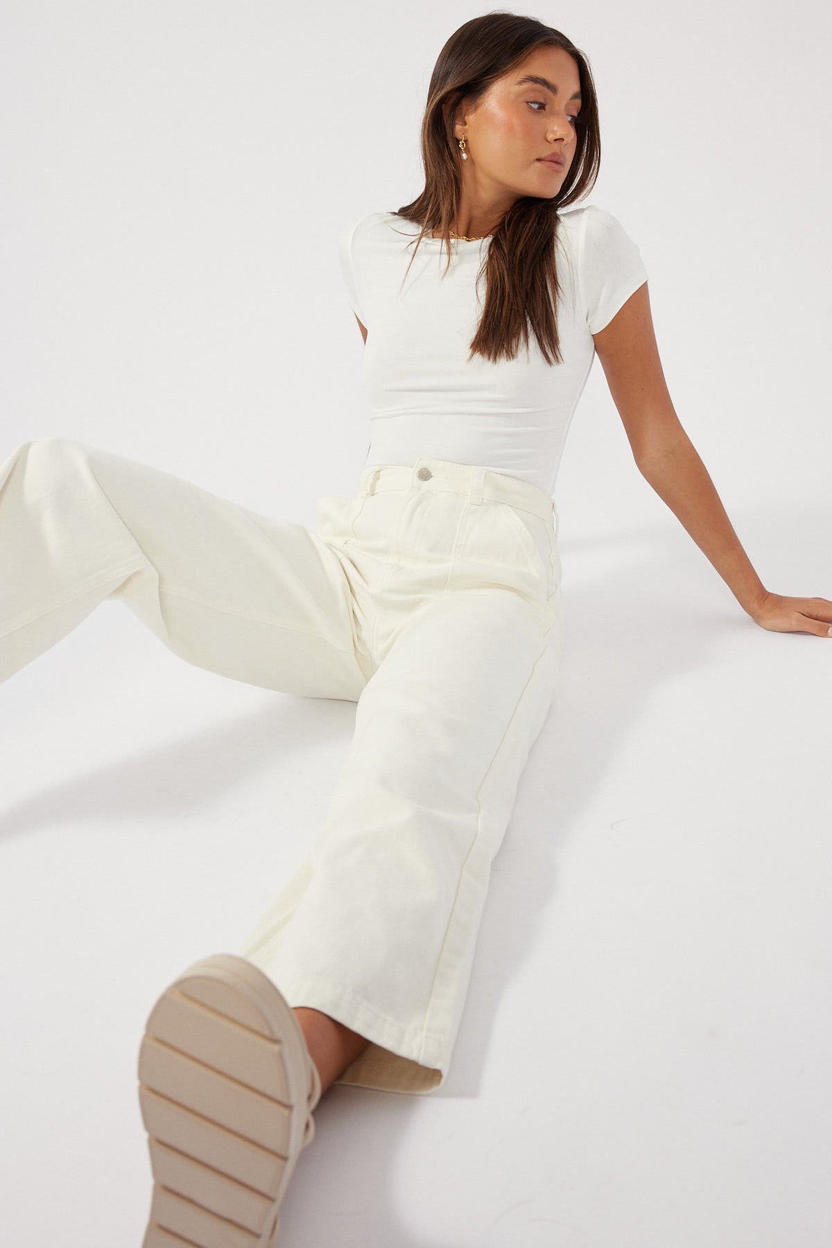 Perfect Stranger Belair Fatigue Pocket Pant Ecru