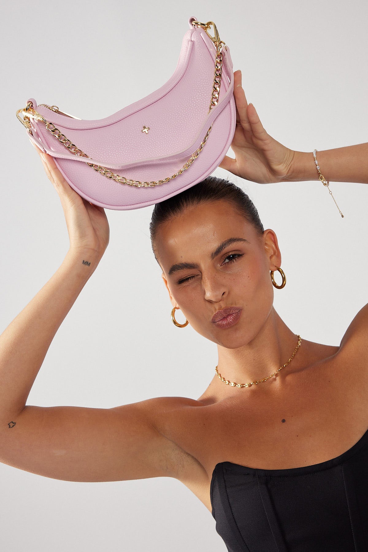 Peta + Jain Micki Pink Pebble Gold