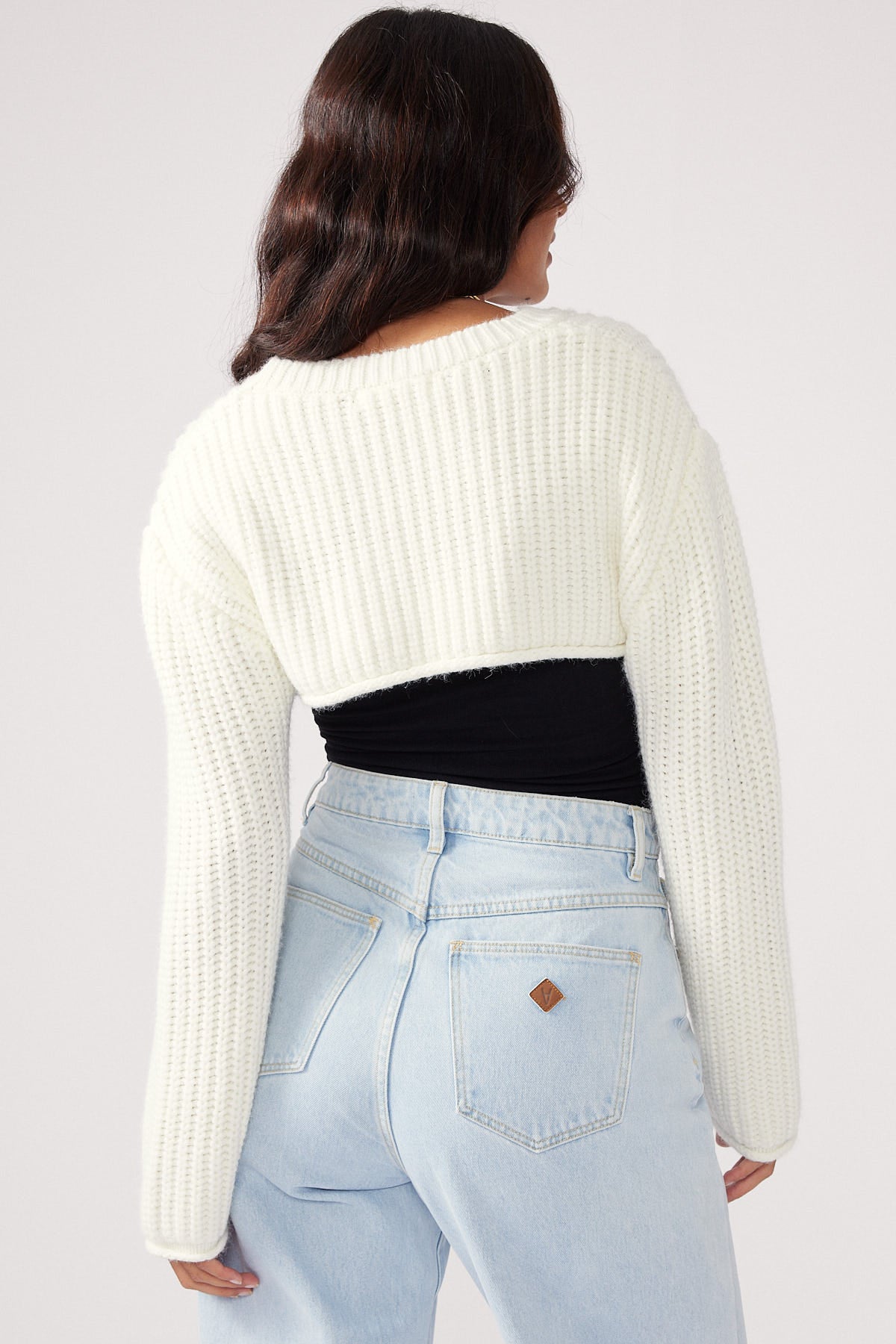 Perfect Stranger All Night Knit Bolero White