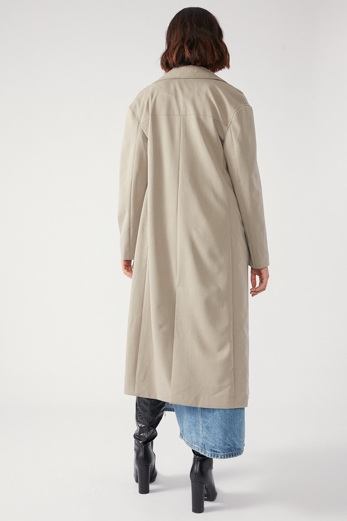 Perfect Stranger Priscilla Trench Coat Sage