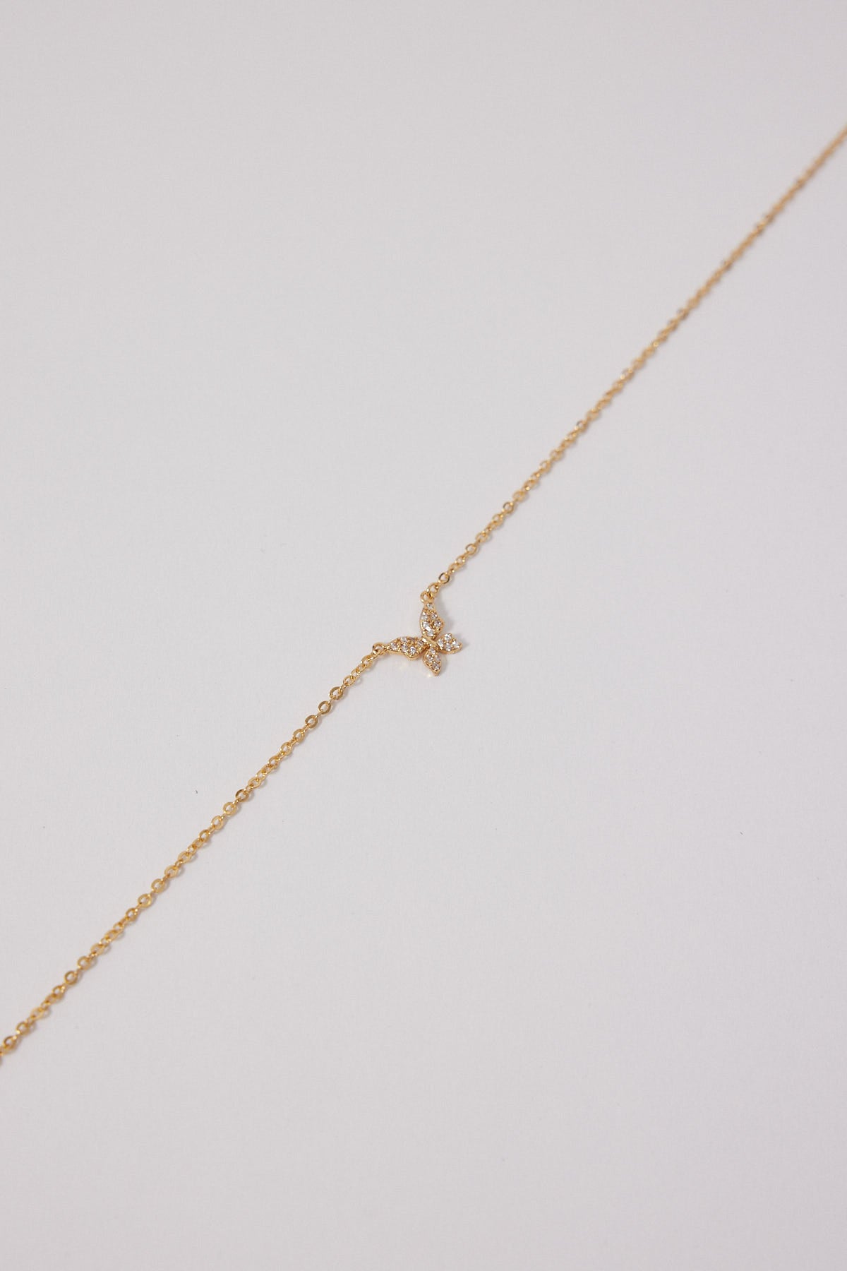 Perfect Stranger Mini Butterfly Necklace 18K Gold Plated