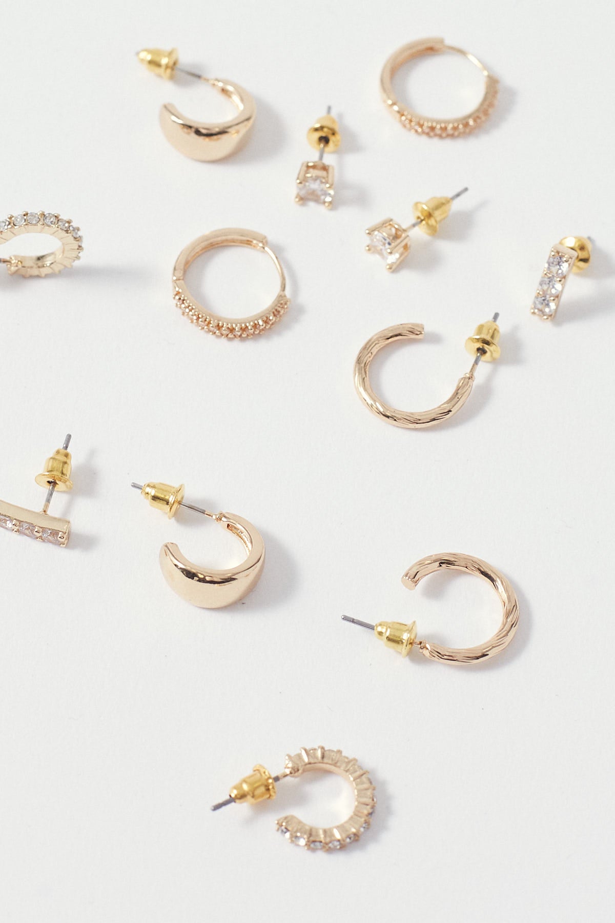 Perfect Stranger Multi Hoop 6 Pack Gold