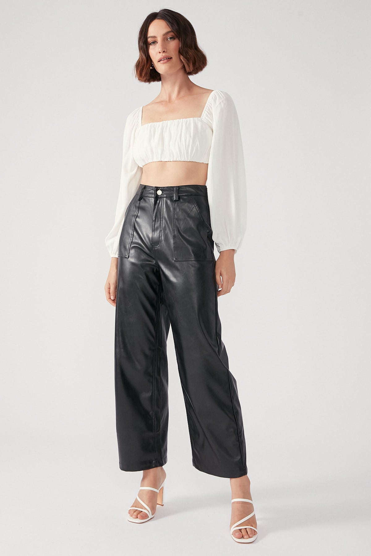Perfect Stranger Complication Long Sleeve Top White