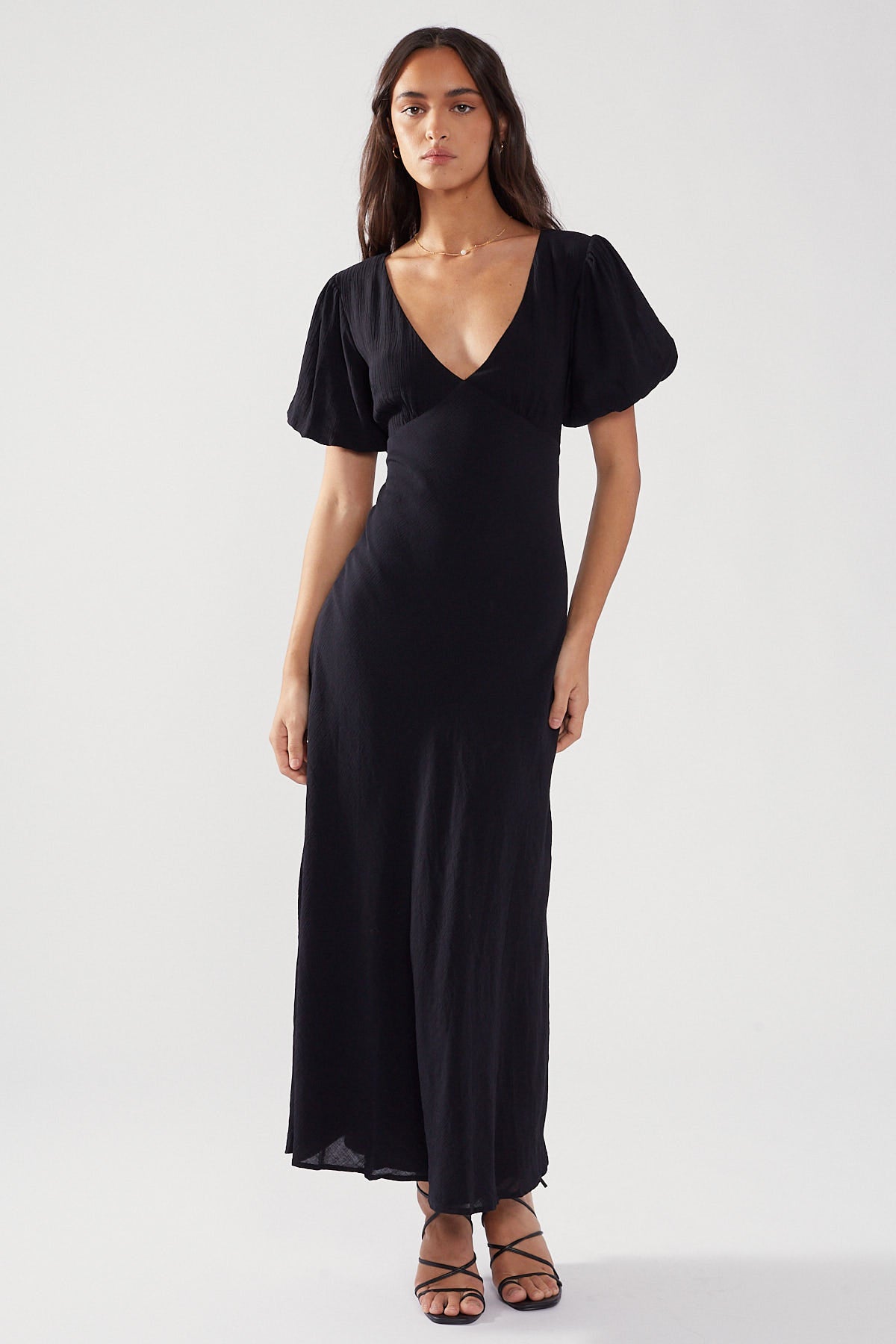 Perfect Stranger Lakeside Midi Dress Black