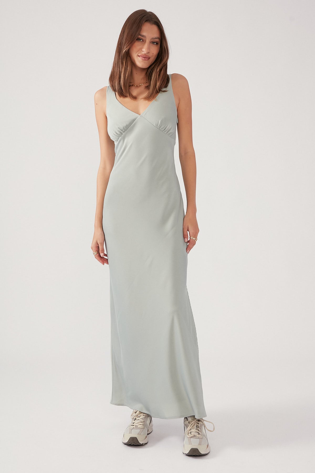 Perfect Stranger Ayla Maxi Dress Sage