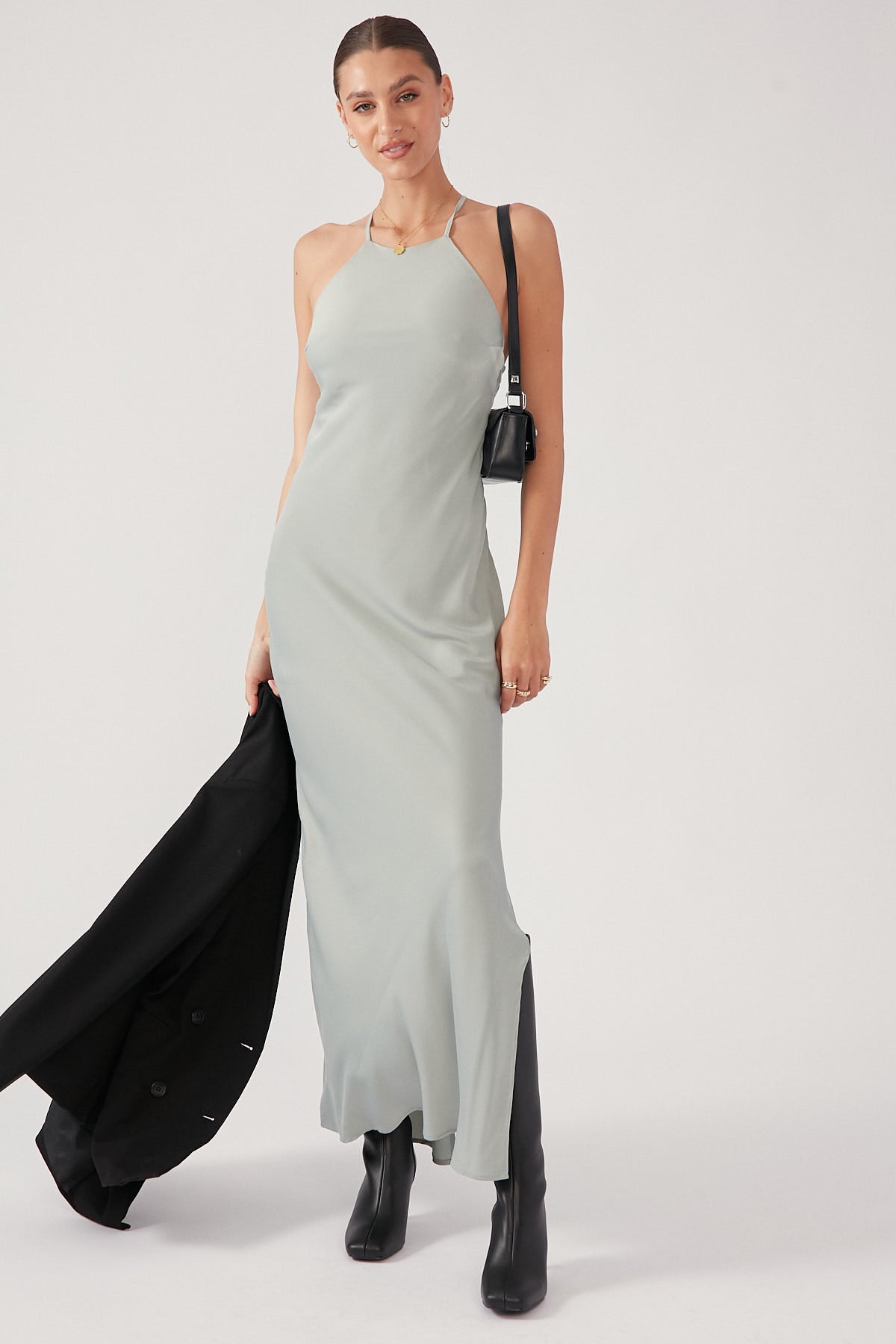 Perfect Stranger Mira Maxi Dress Sage