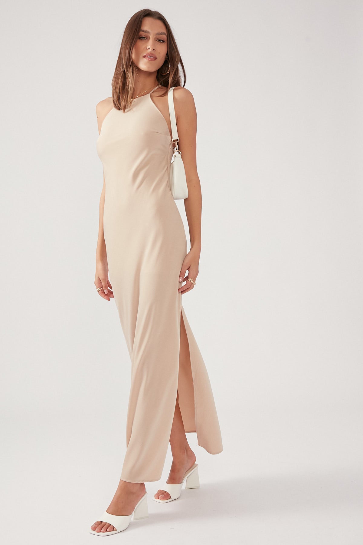 Perfect Stranger Mira Maxi Dress Gold