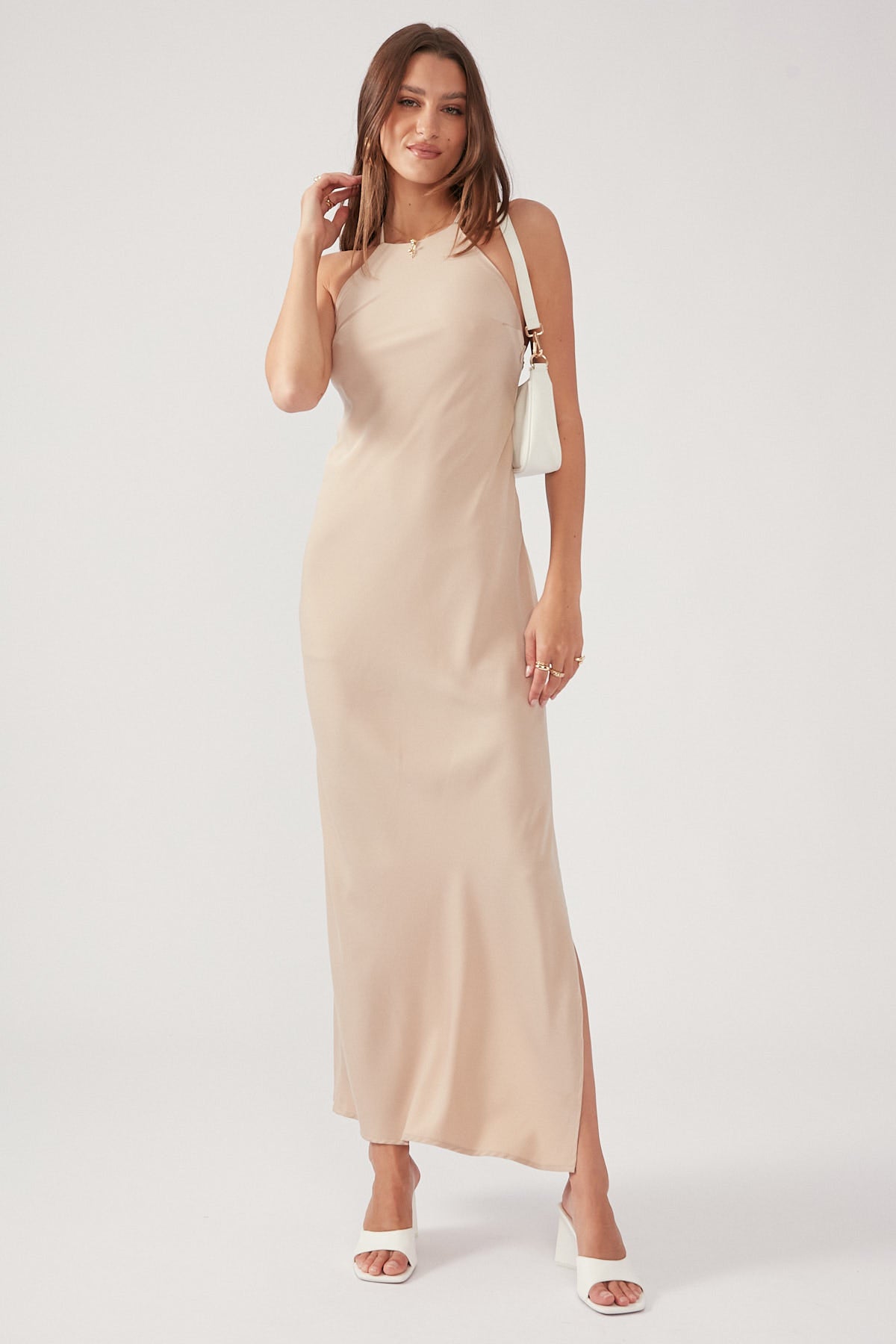 Perfect Stranger Mira Maxi Dress Gold